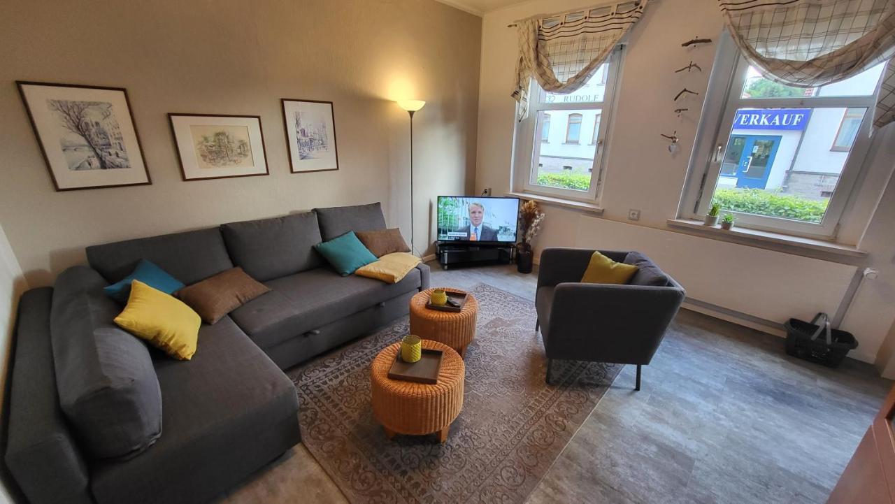 Apartments Am Saalebogen Mit Gartenterrasse, Grillkamin, Freie Parkplaetze Rudolstadt Eksteriør billede