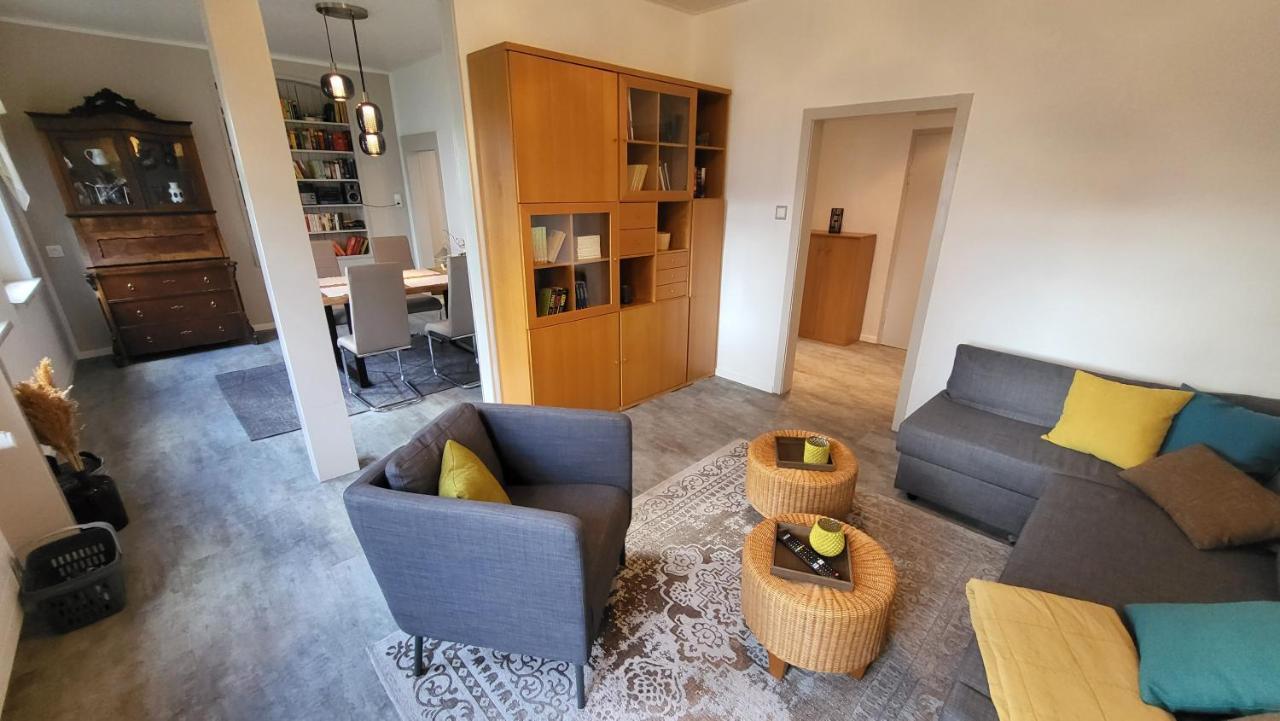 Apartments Am Saalebogen Mit Gartenterrasse, Grillkamin, Freie Parkplaetze Rudolstadt Eksteriør billede
